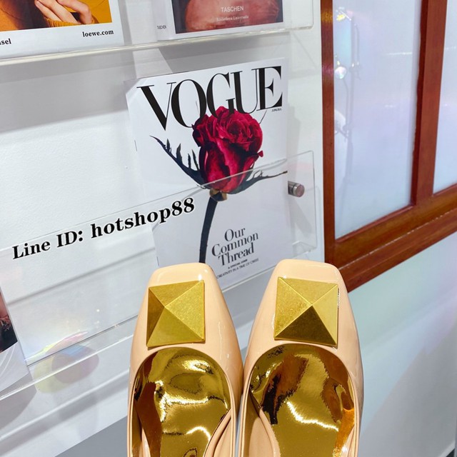 Valentino漆皮高跟涼鞋 華倫天奴女士皮鞋單鞋 dx1909